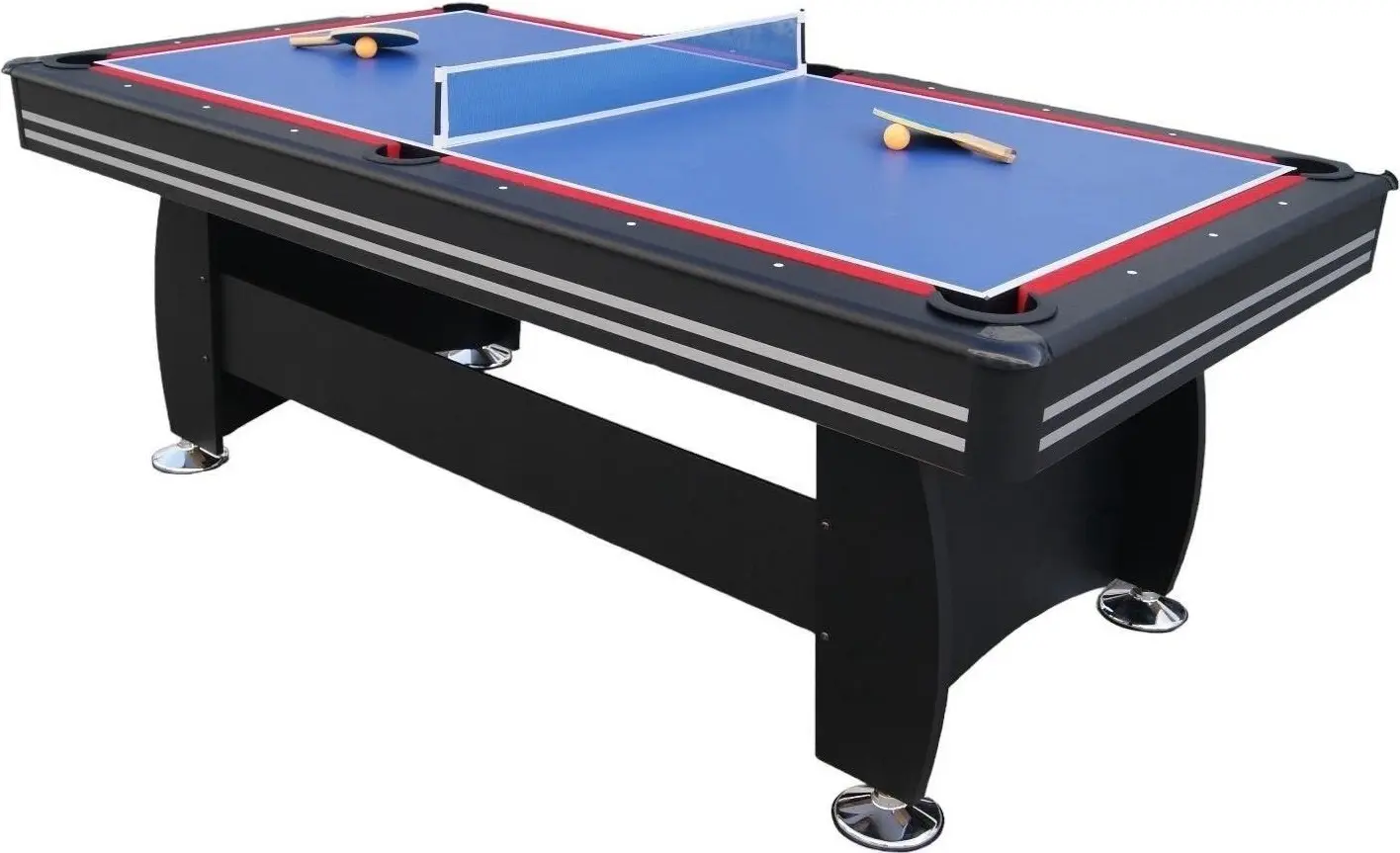 Игровой стол 3в1 Tat Biliard Trikala 7ft (Black)