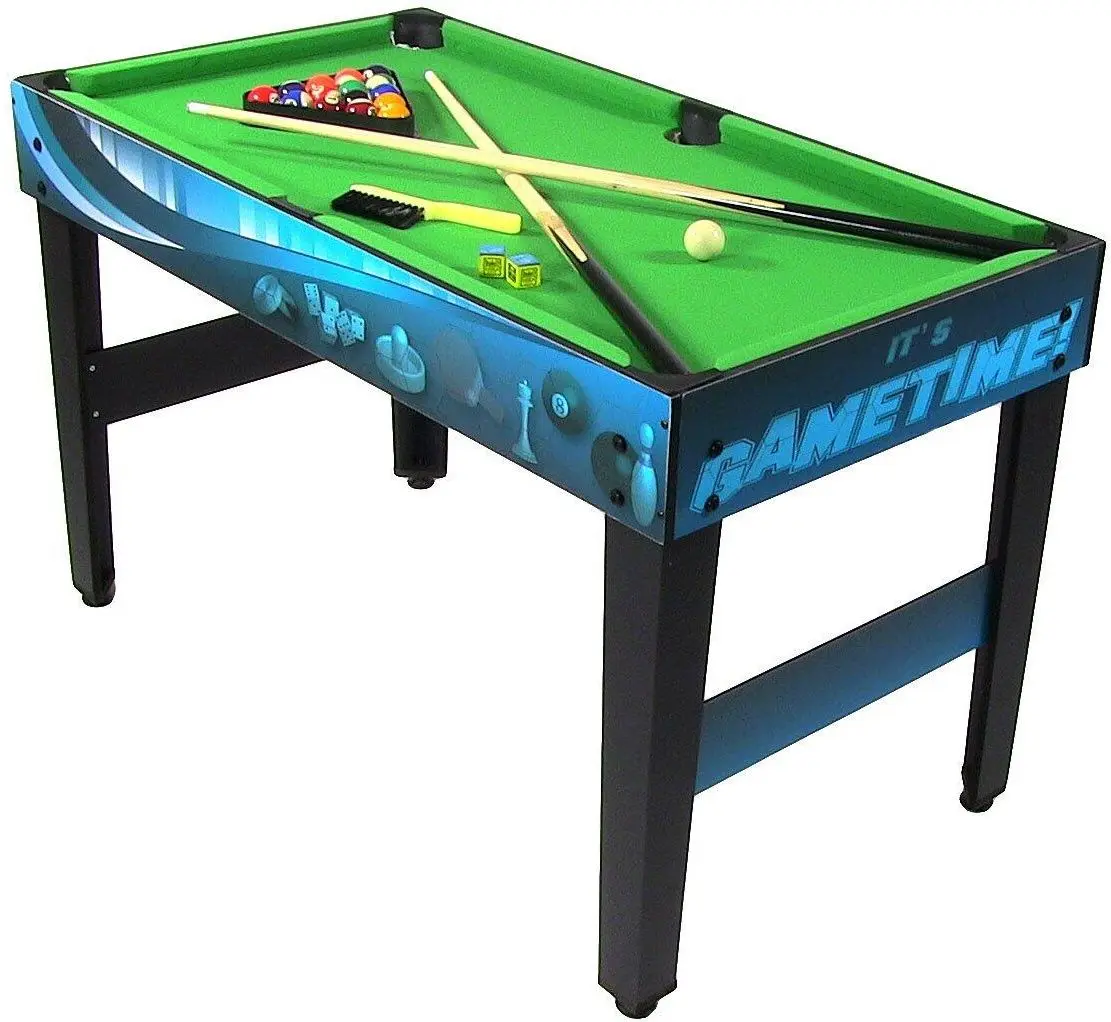 Joc de masa 10in1 Tat Biliard Game Time (Black/Blue)