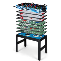 Masa pentru jocuri 14in1 Tat Biliard Volos VO124 (Black)
