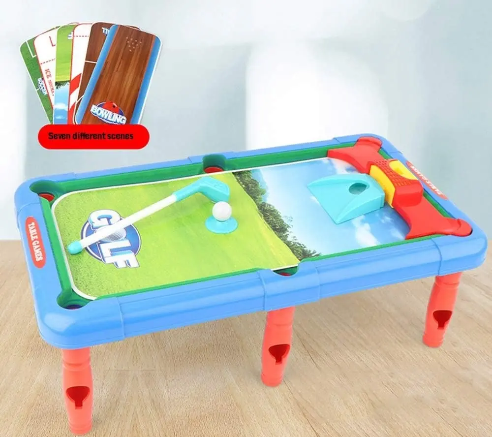 Masa pentru jocuri 7in1 Tat Biliard Seven for you (Blue/Red)