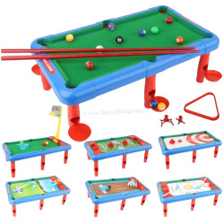 Masa pentru jocuri 7in1 Tat Biliard Seven for you (Blue/Red)
