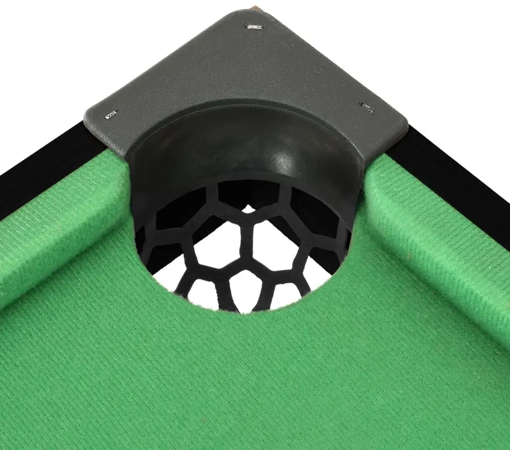 Masa de biliard VidaXL 91947 (Black/Green)