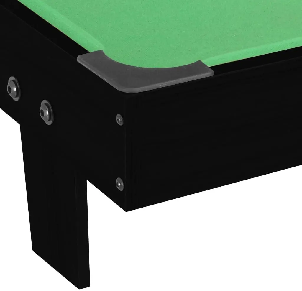 Masa de biliard VidaXL 91947 (Black/Green)