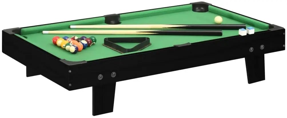 Masa de biliard VidaXL 91947 (Black/Green)