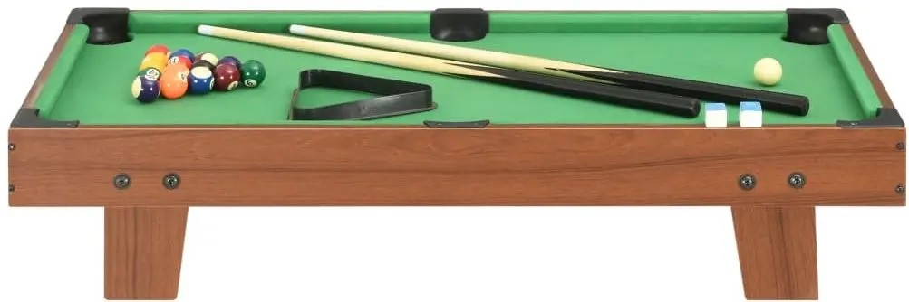 Masa de biliard VidaXL 91947 (Brown/Green)