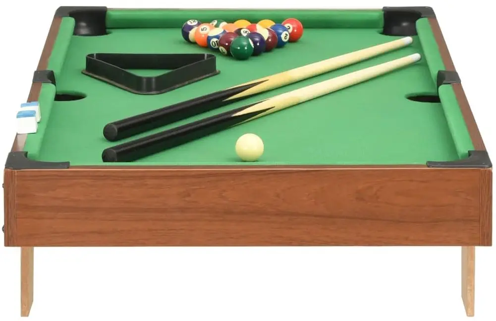 Masa de biliard VidaXL 91947 (Brown/Green)
