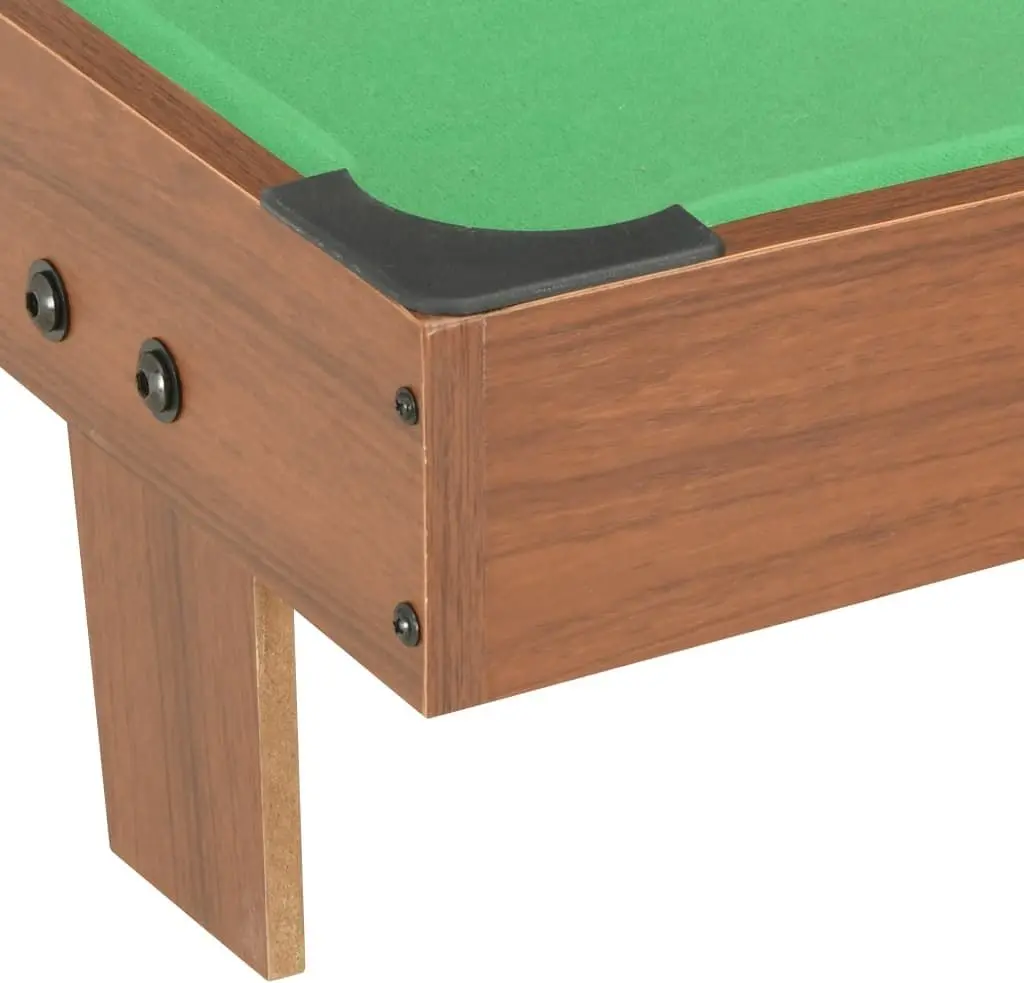 Masa de biliard VidaXL 91947 (Brown/Green)