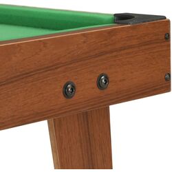 Masa de biliard VidaXL 91947 (Brown/Green) Thumb