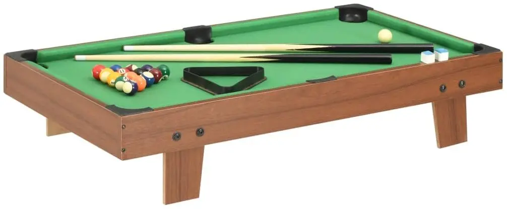 Masa de biliard VidaXL 91947 (Brown/Green)