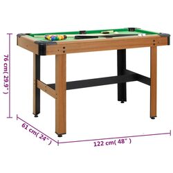 Бильярдный стол VidaXL 91948 (Brown) Thumb
