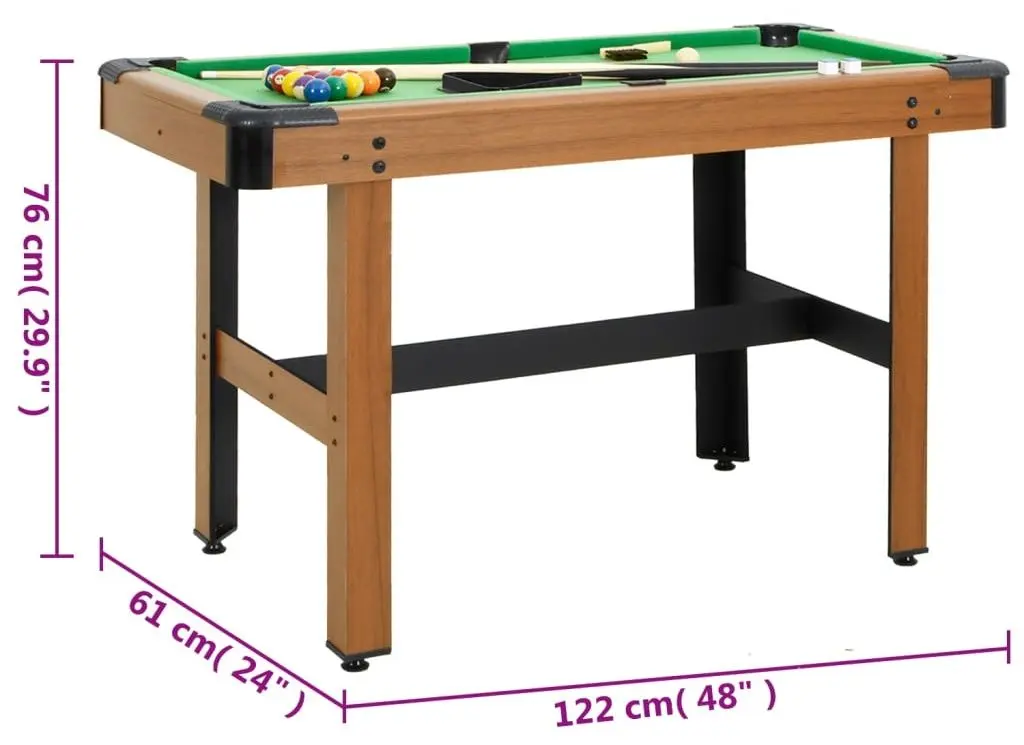 Бильярдный стол VidaXL 91948 (Brown)