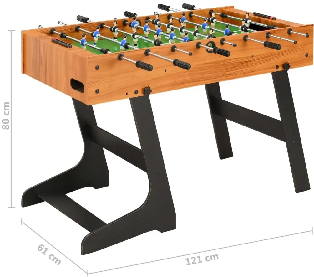 Masa de fotbal VidaXL 91941 (Brown)