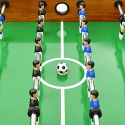 Masa de fotbal VidaXL 91941 (Brown) Thumb