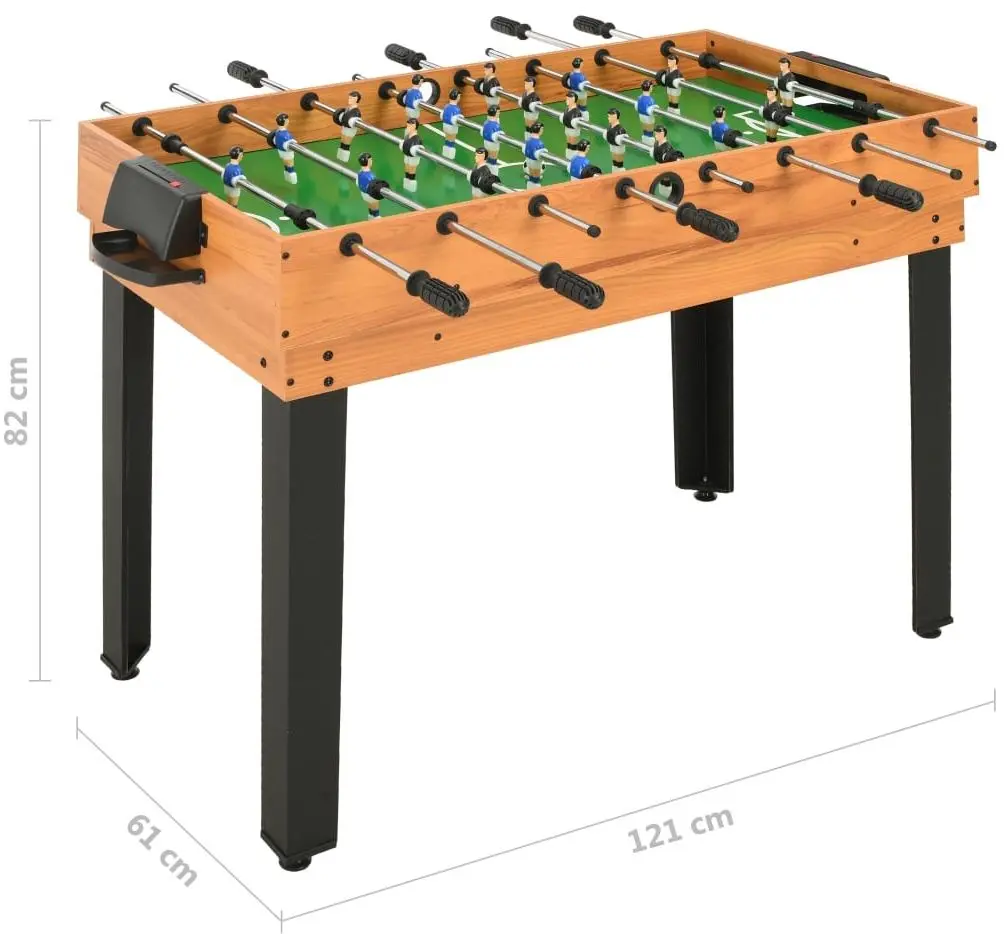 Masa de joc 15in1 VidaXL 91944 (Black/Brown)