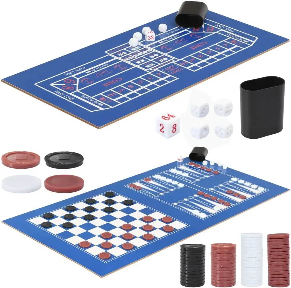 Masă de joc 15în1 VidaXL 91945 (Black)