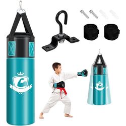 Sac de box + manusi + bandaje box Costway SP37567TU (Black/Turquoise) Thumb