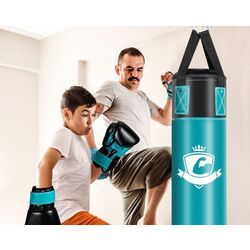 Sac de box + manusi + bandaje box Costway SP37567TU (Black/Turquoise) Thumb