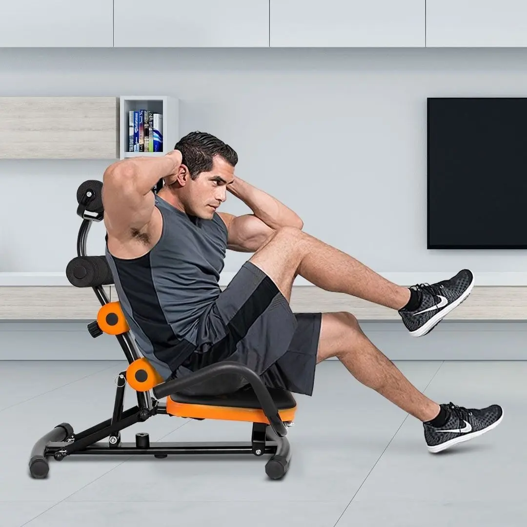 Banca multifunctionala Costway SP35737 (Black/Orange)