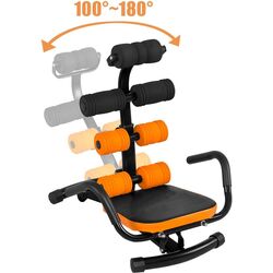 Banca multifunctionala Costway SP35737 (Black/Orange) Thumb