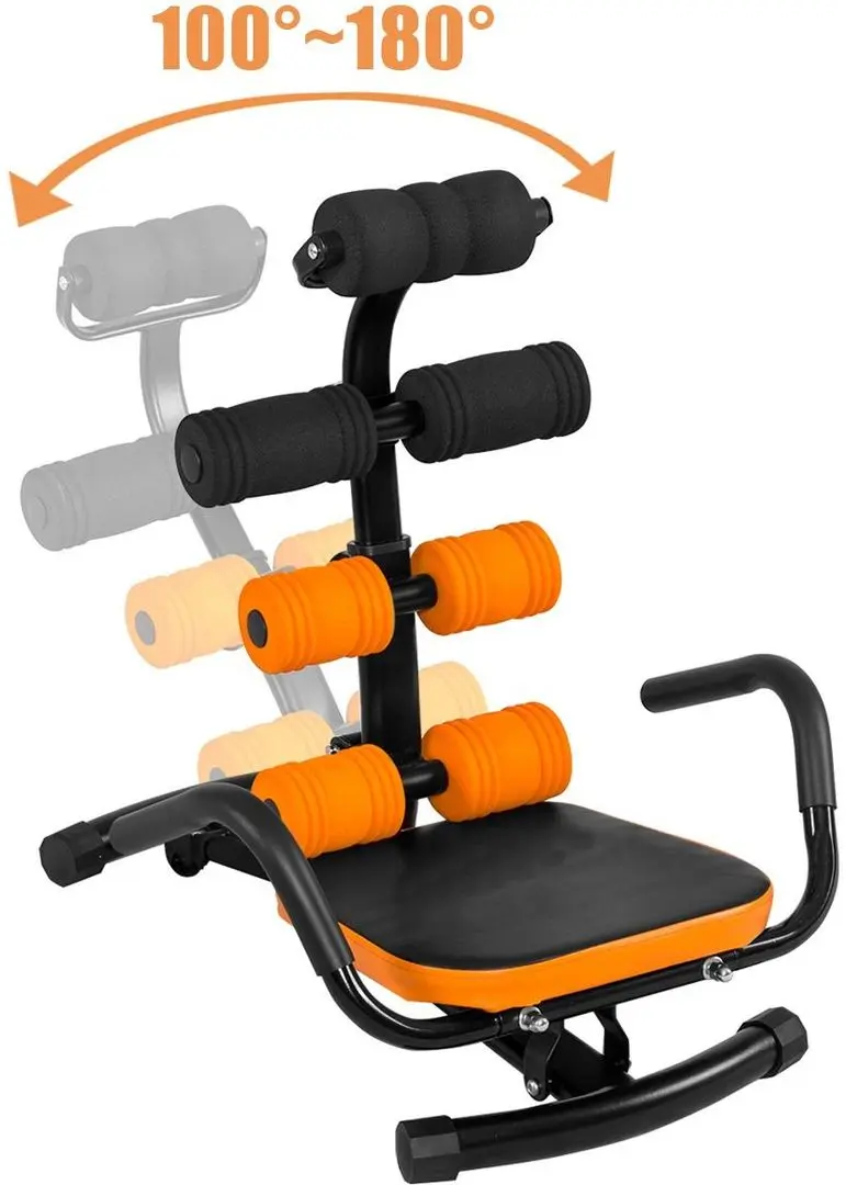 Banca multifunctionala Costway SP35737 (Black/Orange)