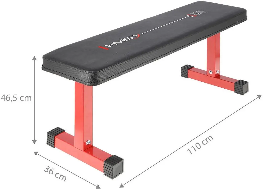 Скамья прямая Hms L1211 (Black/Red)
