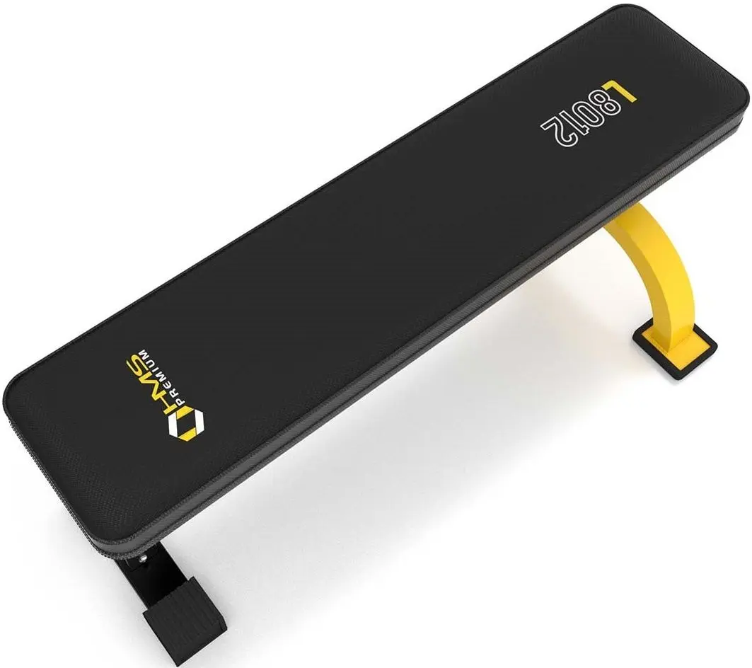 Скамья прямая Hms Premium L8012 (Black/Yellow)