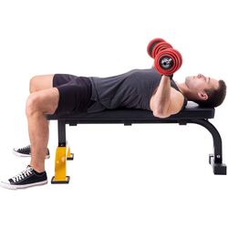 Скамья прямая Hms Premium L8012 (Black/Yellow) Thumb