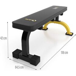 Скамья прямая Hms Premium L8012 (Black/Yellow) Thumb