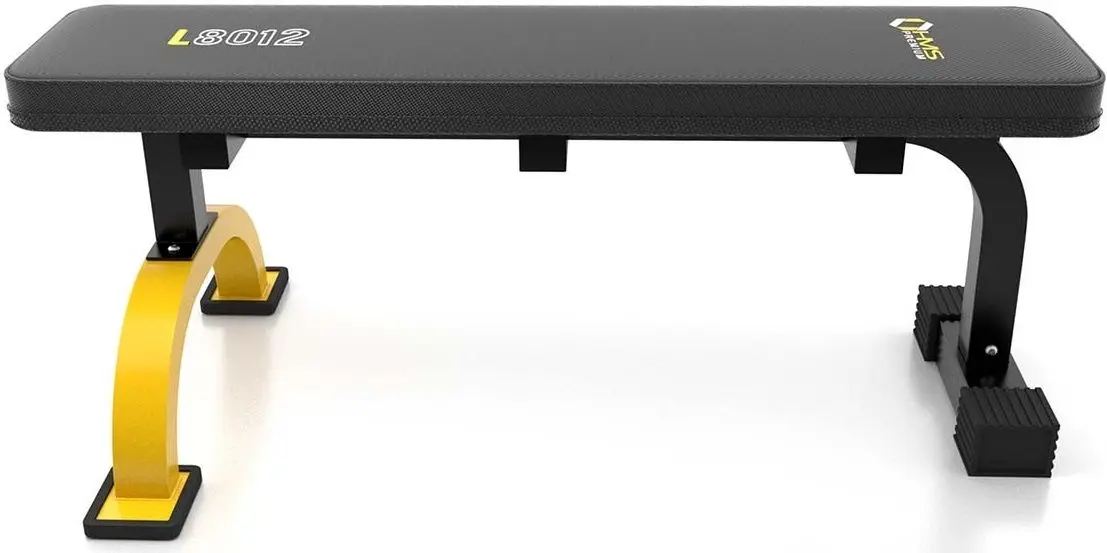 Скамья прямая Hms Premium L8012 (Black/Yellow)