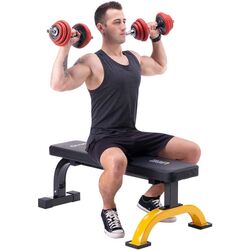 Скамья прямая Hms Premium L8012 (Black/Yellow) Thumb