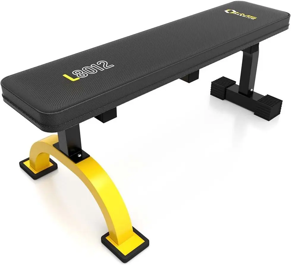 Скамья прямая Hms Premium L8012 (Black/Yellow)