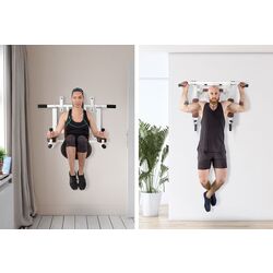 Bara tractiuni pentru perete 2in1 Klarfit Bouncer MultiGym (White) Thumb