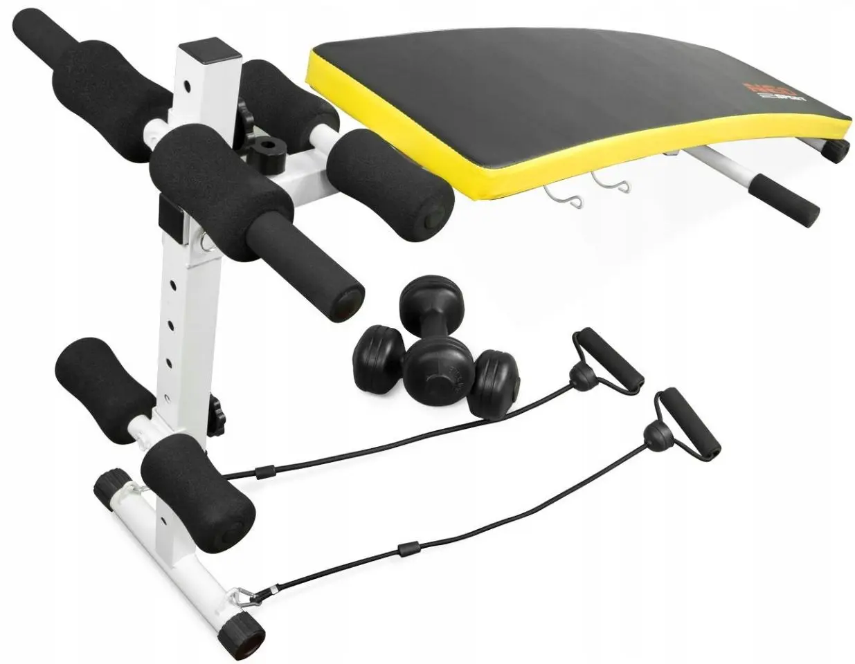 Banca Inclinata multifunctionala Neo-Sport NS-07 (Black/Yellow)