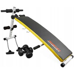 Banca Inclinata multifunctionala Neo-Sport NS-07 (Black/Yellow)