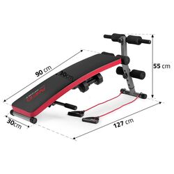Banca Inclinata multifunctionala Neo-Sport NS-211 (Black/Red) Thumb