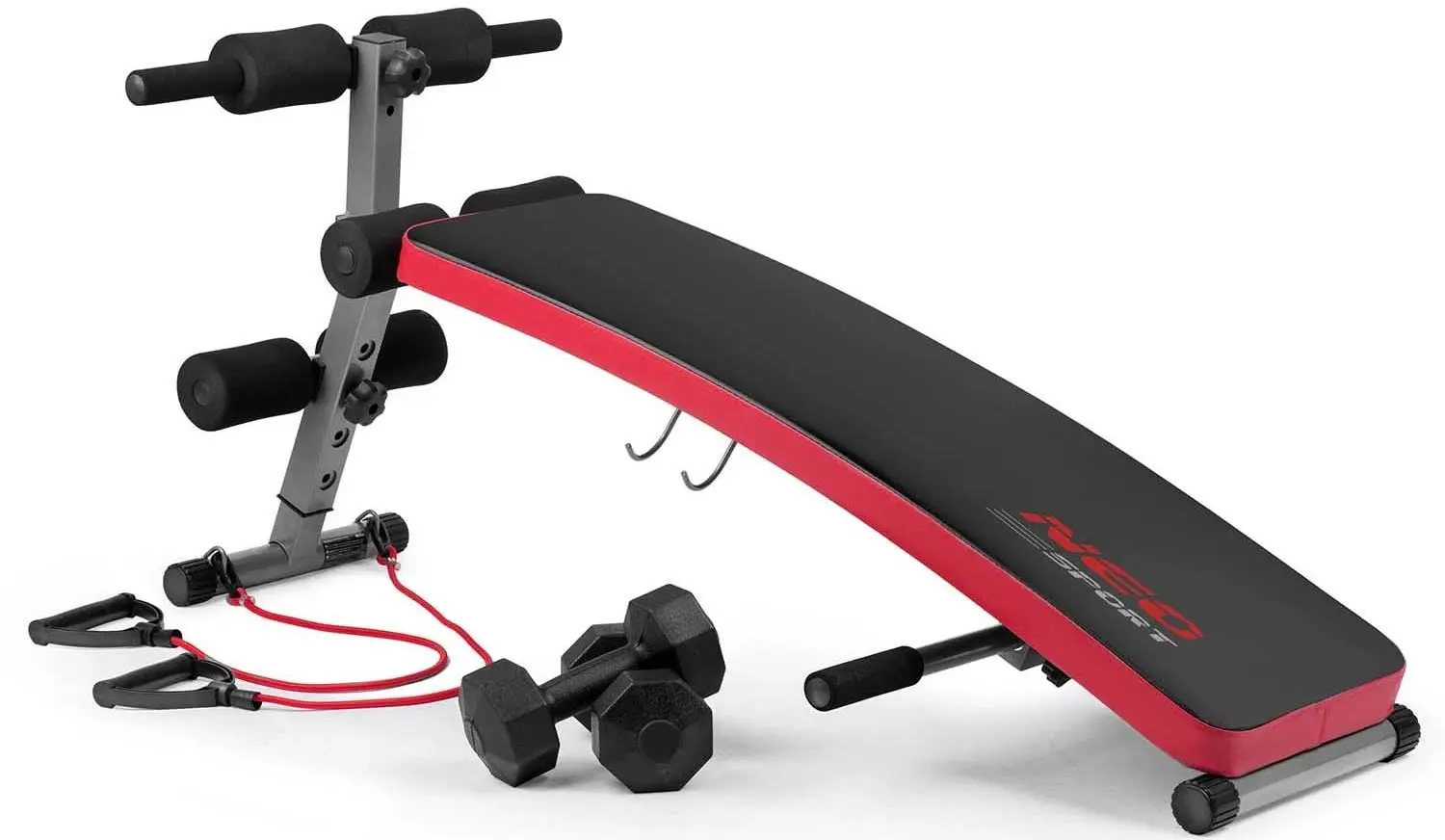 Banca Inclinata multifunctionala Neo-Sport NS-211 (Black/Red)