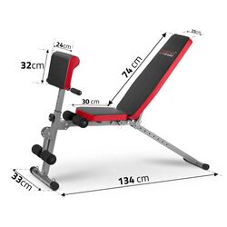 Многофункциональная скамья Neo-Sport NS-213 (Black/Red) Thumb