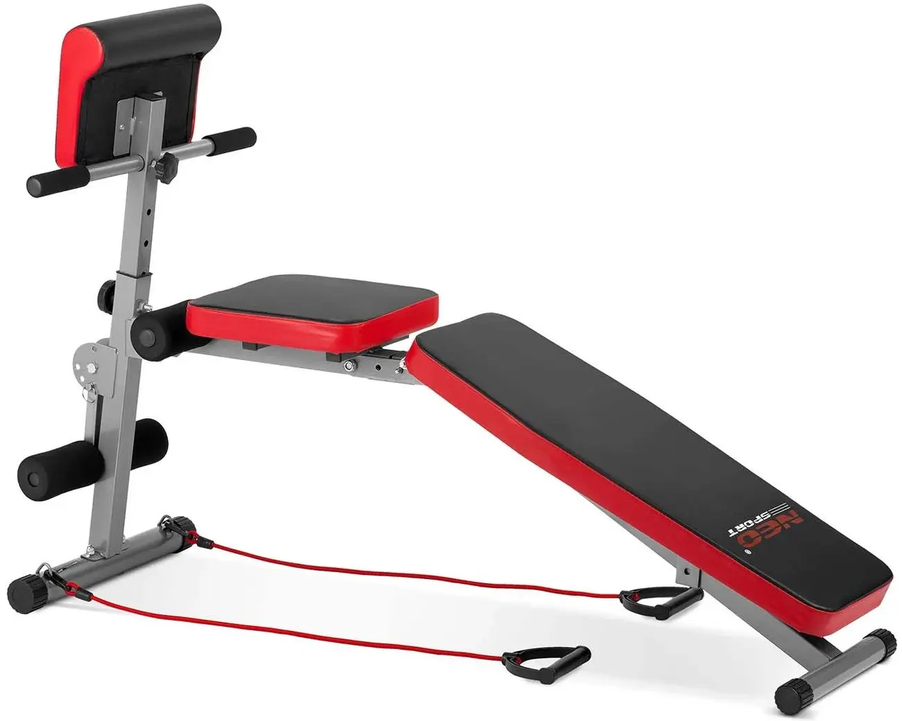 Многофункциональная скамья Neo-Sport NS-213 (Black/Red)