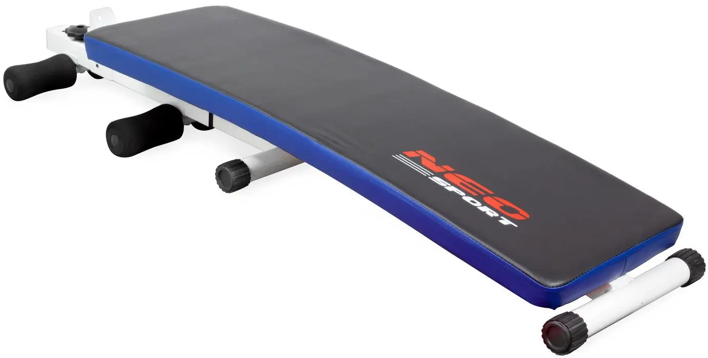 Banca pentru abdomen inclinata Neo-Sport NS-05 (Black/Blue)