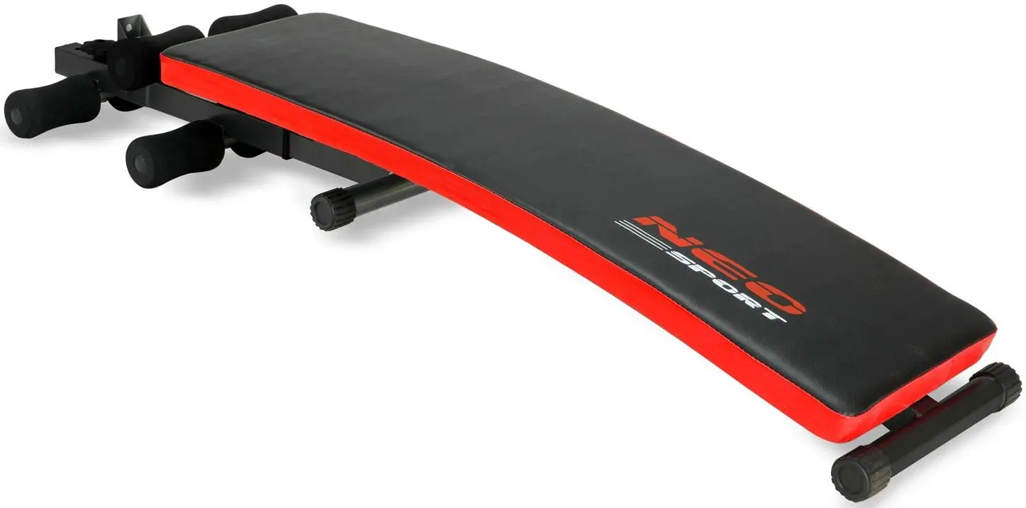 Banca pentru abdomen inclinata Neo-Sport NS-09 (Black/Red)