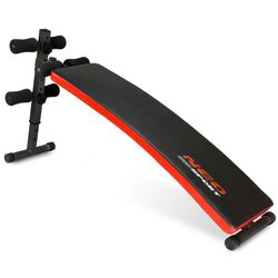 Banca pentru abdomen inclinata Neo-Sport NS-09 (Black/Red)