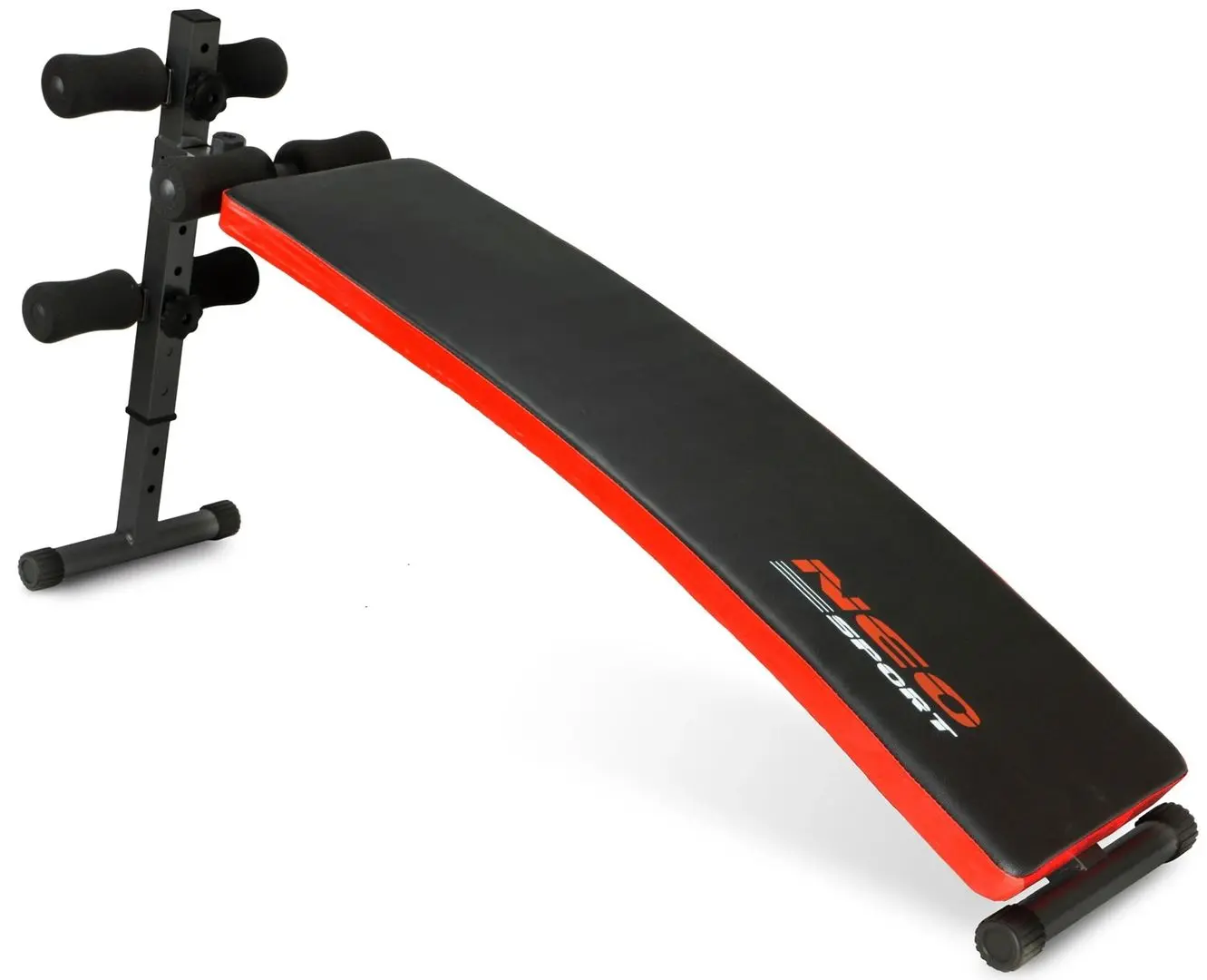 Banca pentru abdomen inclinata Neo-Sport NS-09 (Black/Red)