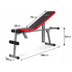 Скамья для пресса Neo-Sport NS-212 (Black/Red) Thumb