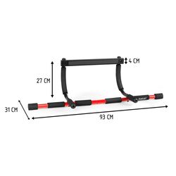 Bara tractiuni pentru perete Neo-Sport NS-313 (Black/Red) Thumb