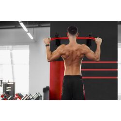 Bara tractiuni pentru perete Neo-Sport NS-315 (Black/Red) Thumb