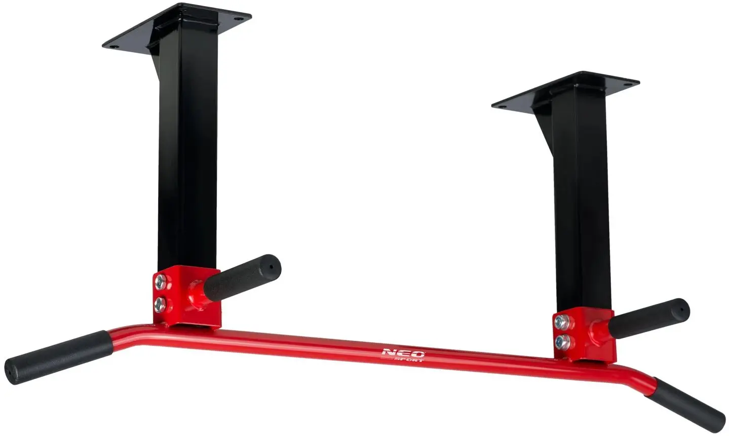 Bara tractiuni pentru tavan Neo-Sport NS-316 (Black/Red) - 7