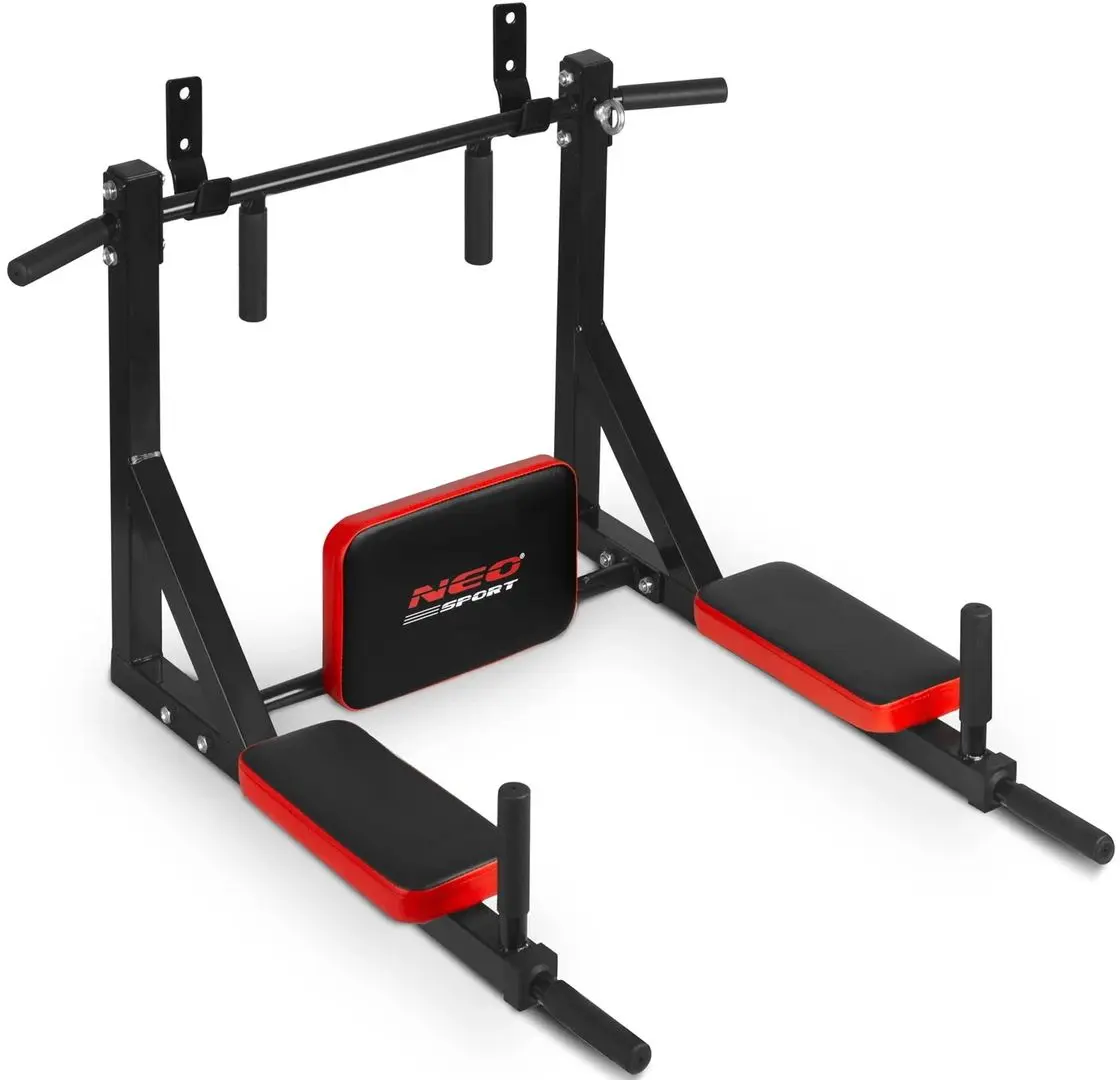 Bara tractiuni pentru perete Neo-Sport NS-319 (Black/Red)