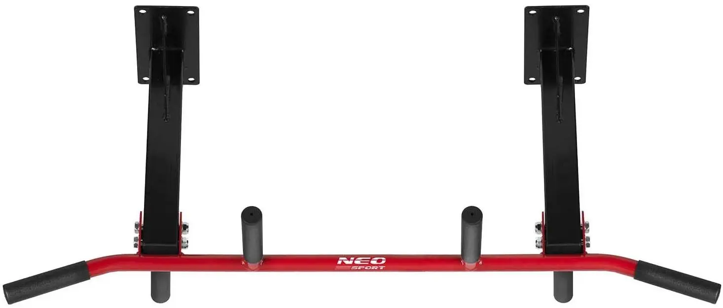 Bara tractiuni pentru tavan Neo-Sport NS-317 (Black/Red)