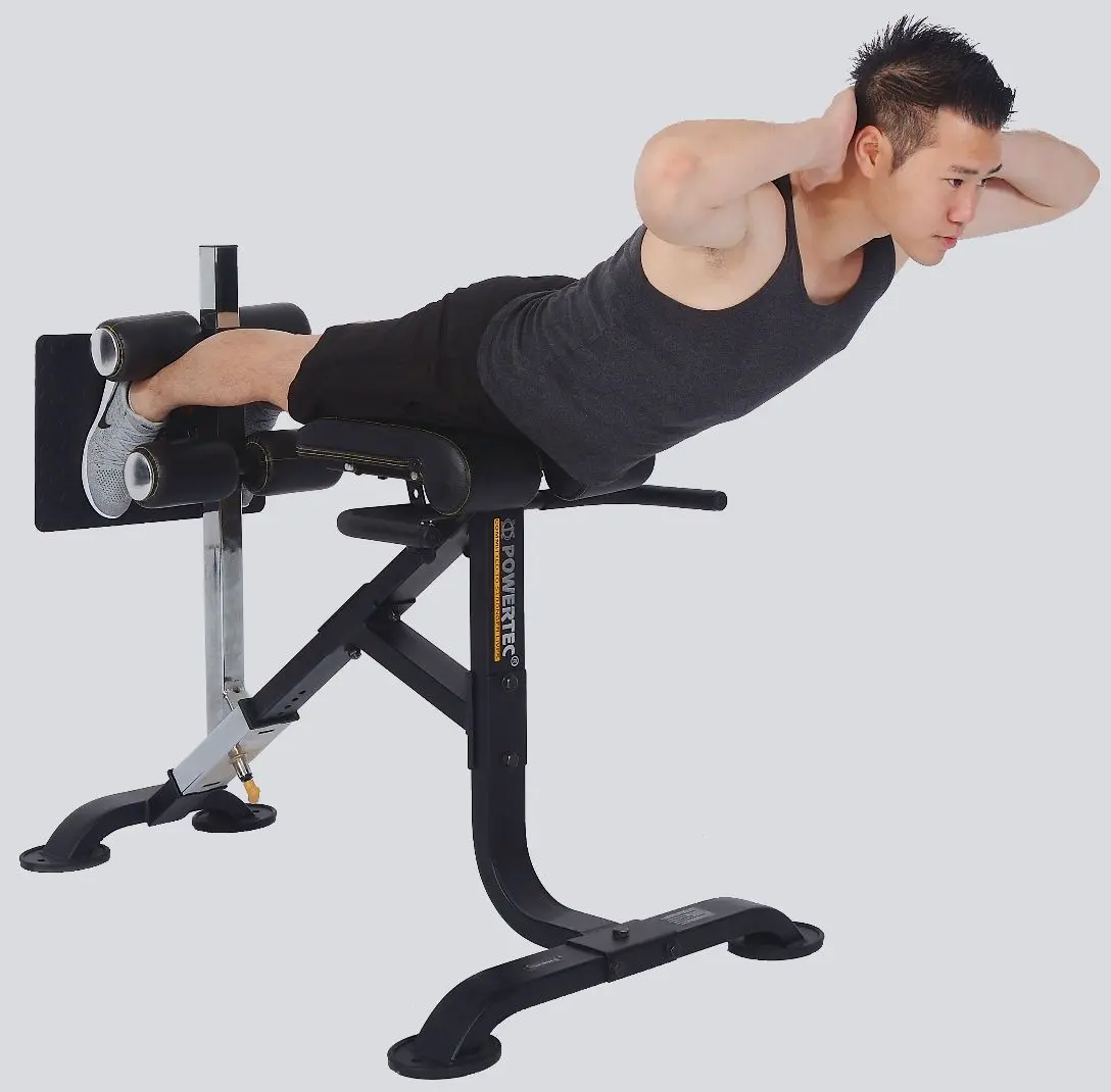 Скамья для гиперэкстензии Powertec P-HC20 (Black) - 4