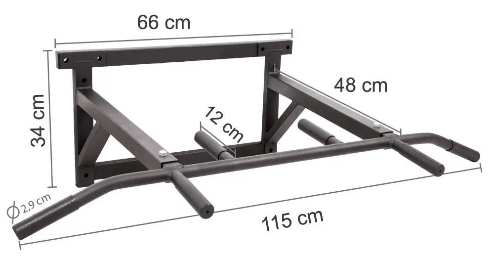 Турник настенный Sportmann PB04 (Black)